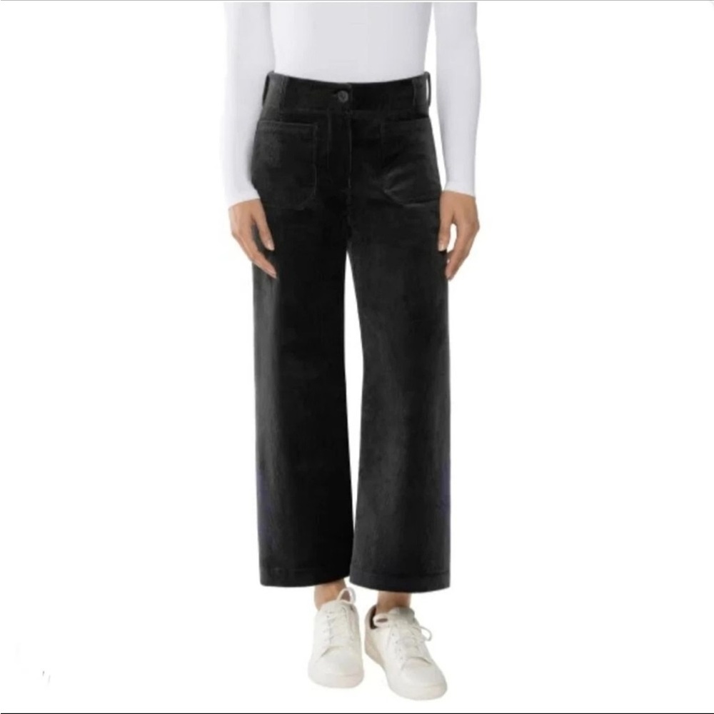 NEW Matty M Women's Wide Leg Black Corduroy Pant Size XL F173 NWT